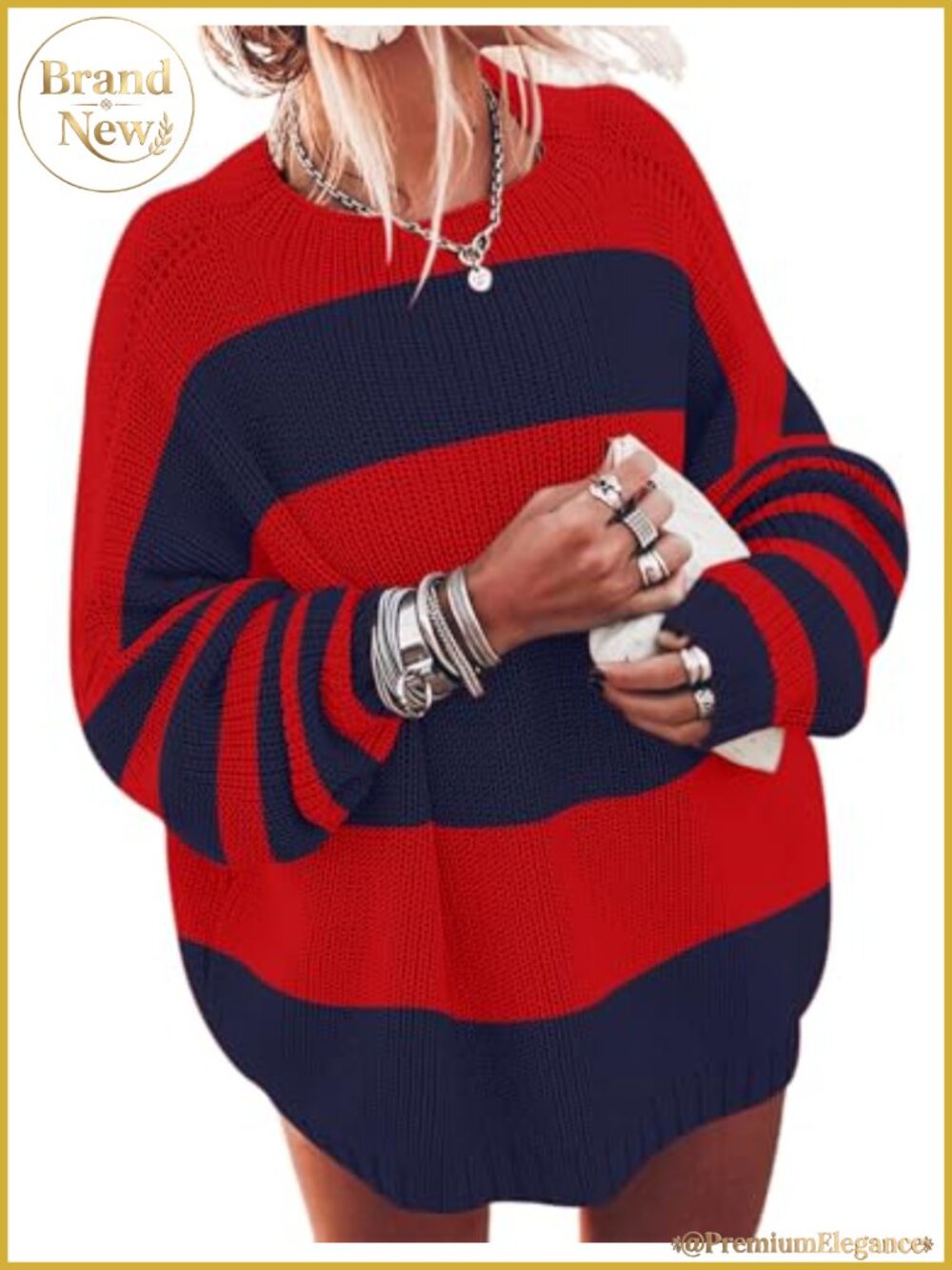 Women's Oversized Chunky Knit Pullover Mock Neck Batwing Sleeve